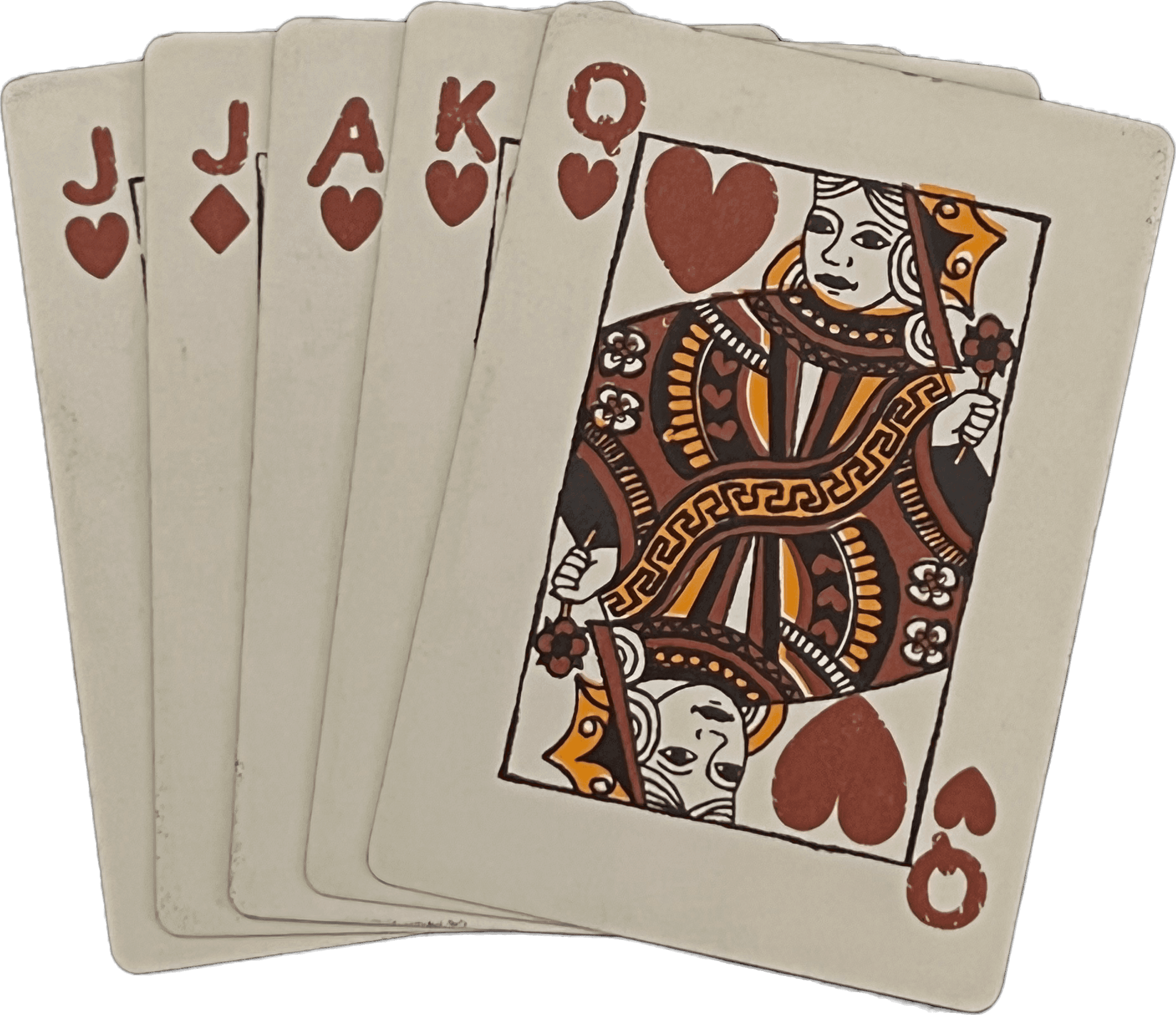 A perfect euchre hand